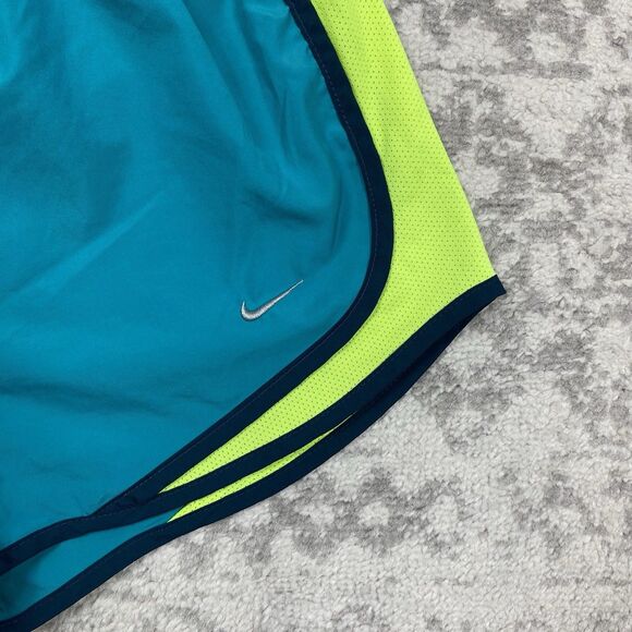 Nike Dri Fit Tempo Shorts Women's Drawstring Lined Green Shorts Size Small - Picture 3 of 6